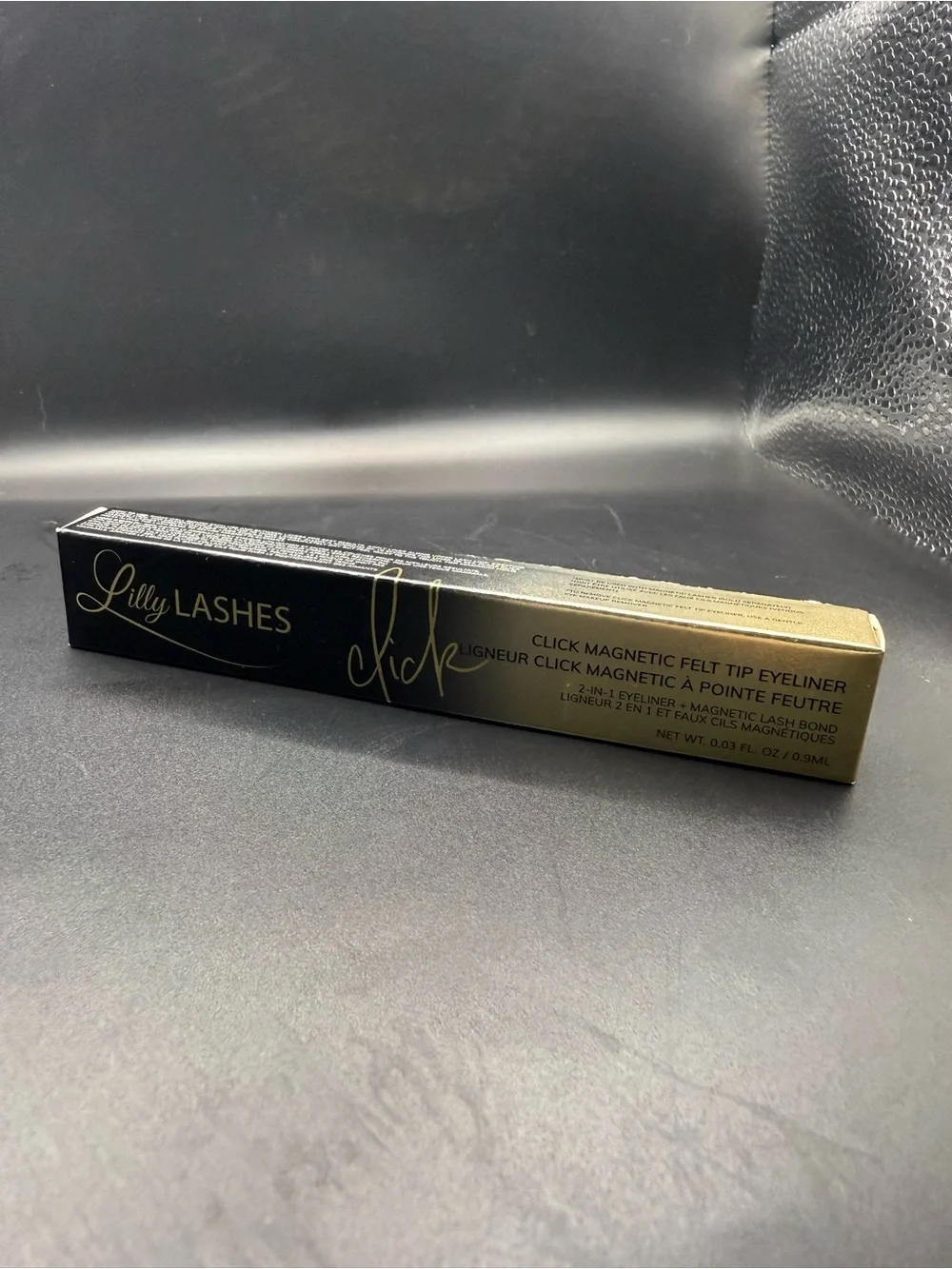 Lilly Lashes Click Magnetic Felt Tip Eyeliner - lash bond ultra black